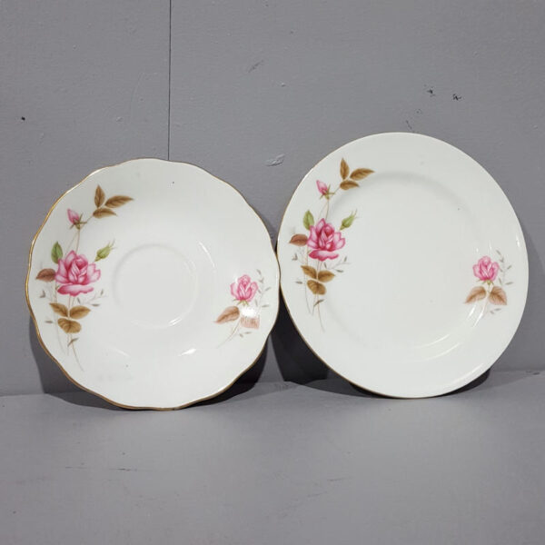 Cake Plate & Saucer Set