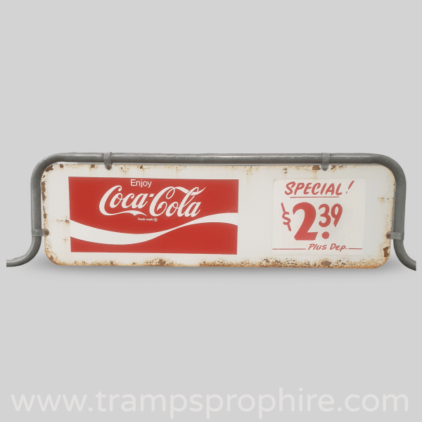 American Grocery Store Coca Cola Display Cart