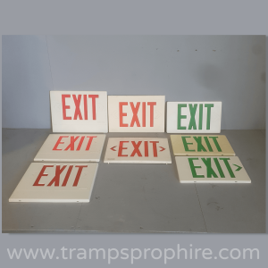 American Exit Sign Cover Plates