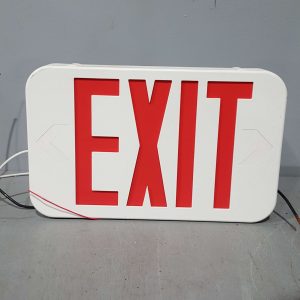 Red Exit Lights