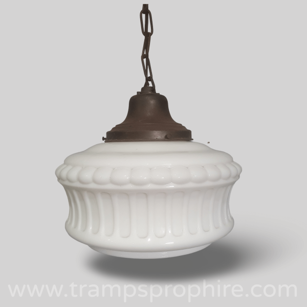 Milk Glass Ceiling Pendant Light