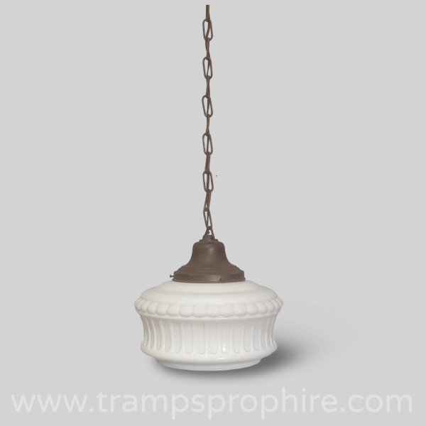 Milk Glass Ceiling Pendant Light