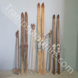 Assortment of Vintage Snow Ski's