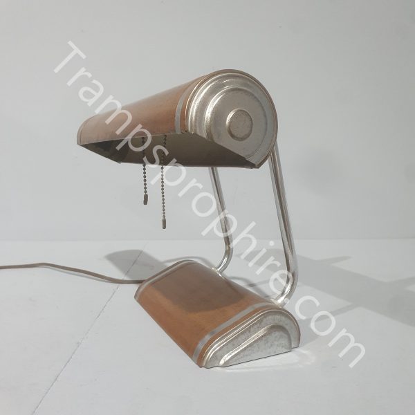 Wood Effect Office Desk Lamp