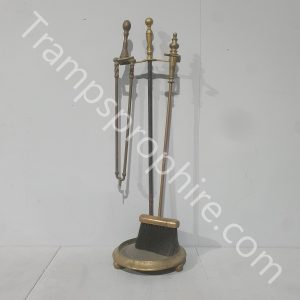 Brass Fireside Companion Set