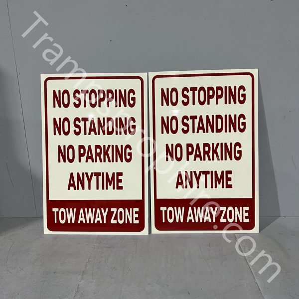 No Stopping Street Signs