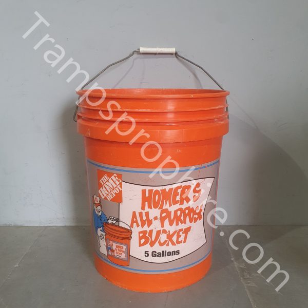 Orange Home Depot Plastic Buckets