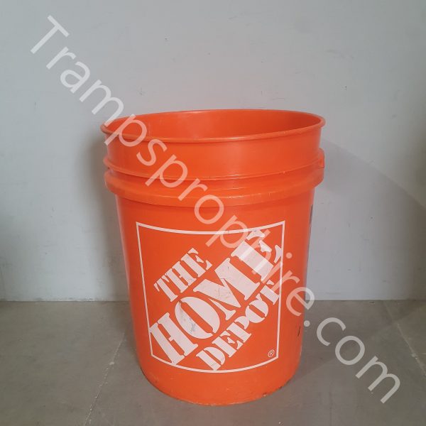 Orange Home Depot Plastic Buckets