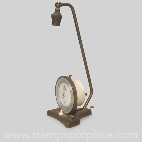 Brass Lamp Clock