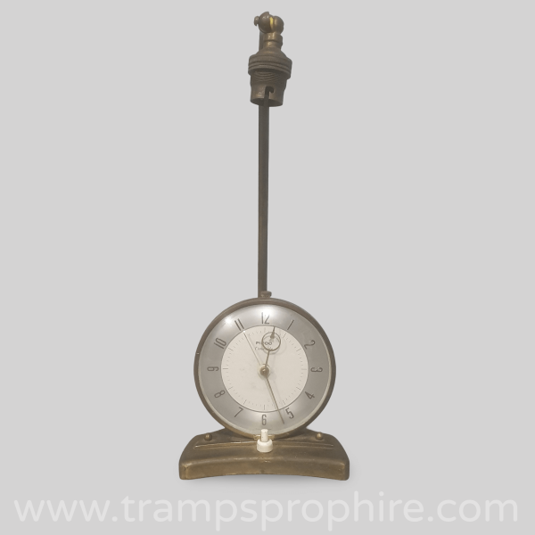 Brass Lamp Clock