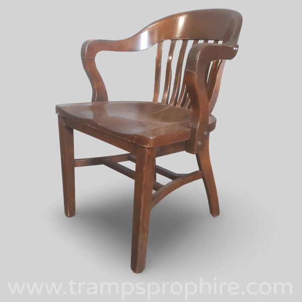 Wooden Bankers Chair
