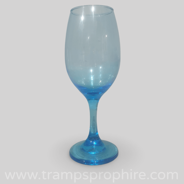 Light Blue Wine Glasses