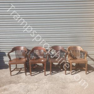 Selection Of Wooden Bankers Chairs