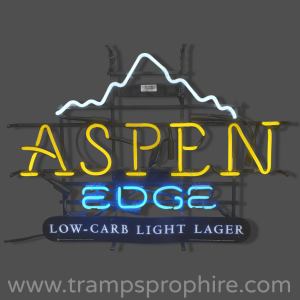 Aspen Edge Neon Beer Sign