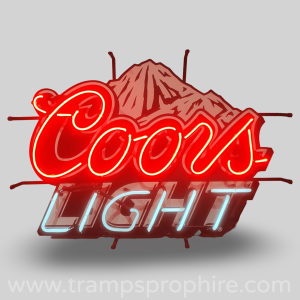 Coors Light Neon Beer Sign