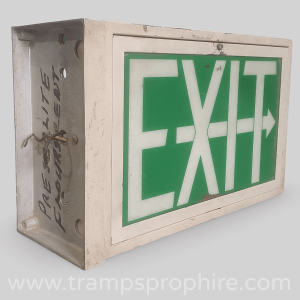 Exit Light Sign Green