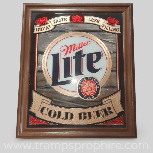 Miller Light Beer Mirror