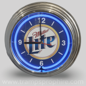 Miller Lite Neon Beer Clock
