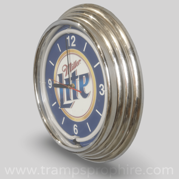 Miller Lite Neon Beer Clock