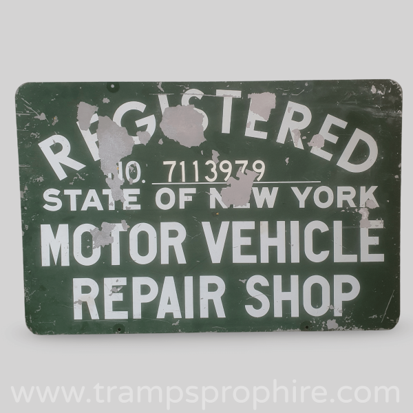 Motor Vehicle Inspection Station Sign