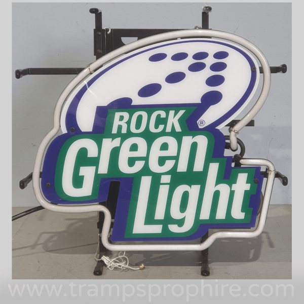 Rock Green Light Beer Neon Sign