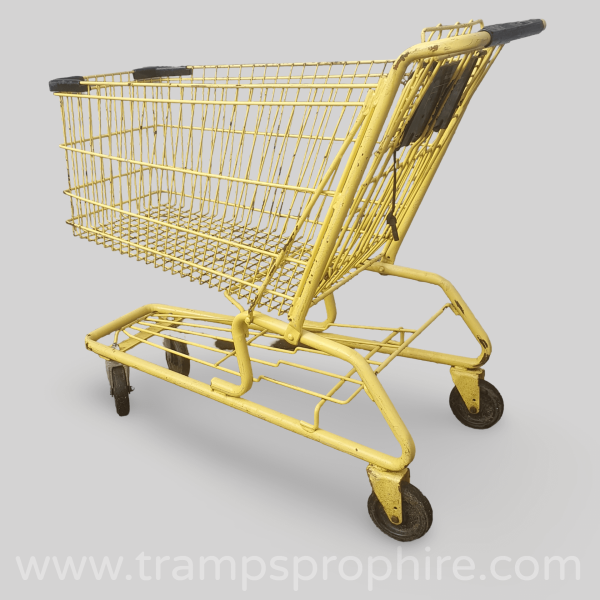 Shopping Trolley Yellow