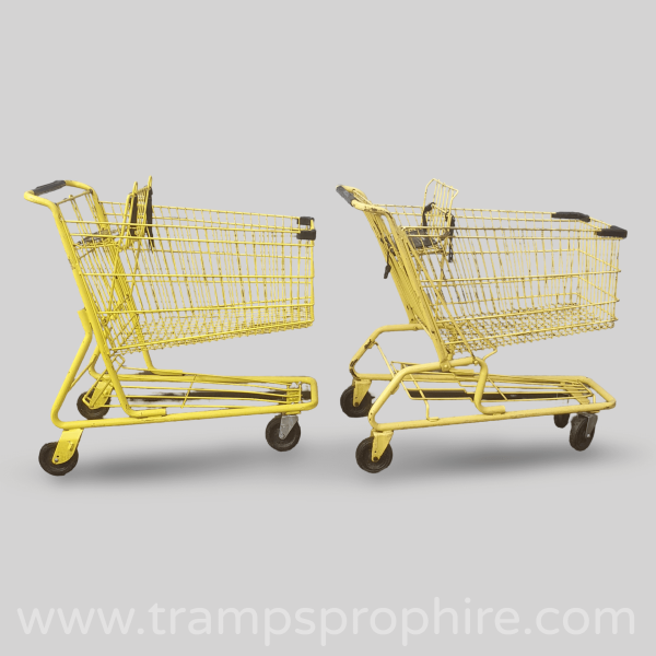 Shopping Trolley Yellow