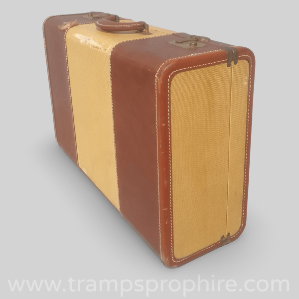 Suitcase Brown And Tan