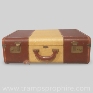 Suitcase Brown And Tan