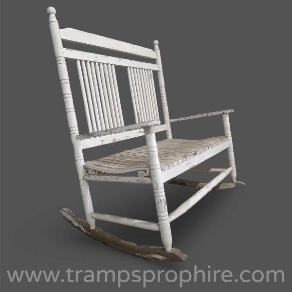 Double Wooden Rocking Chair