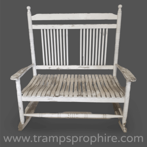 Double Wooden Rocking Chair