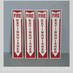 Fire Extinguisher Arrow Signs