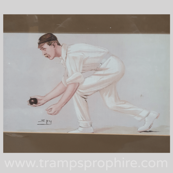 Cricketer Framed Picture