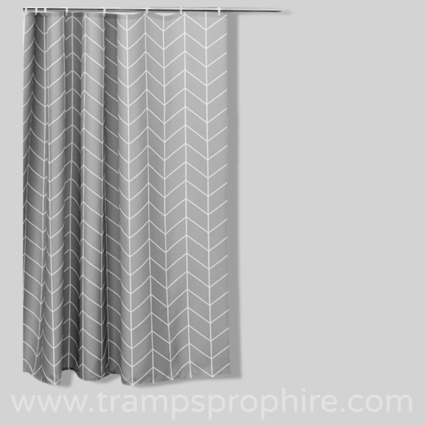 Grey Shower Curtain