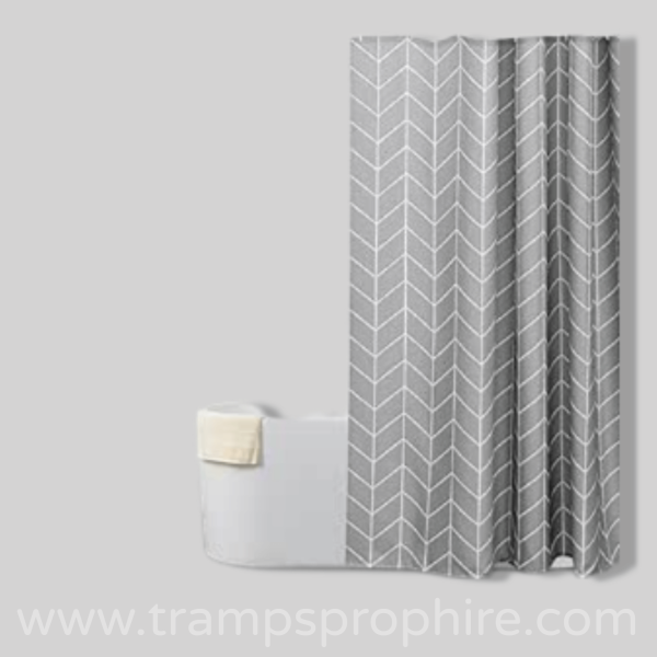 Grey Shower Curtain