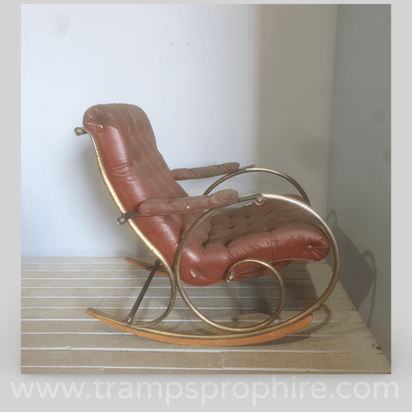 Leather Rocking Chair