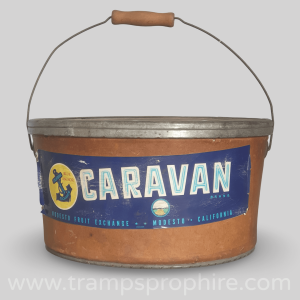 Vintage Fruit Advertising Container