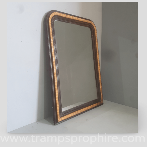 Vintage Wood Framed Mirror