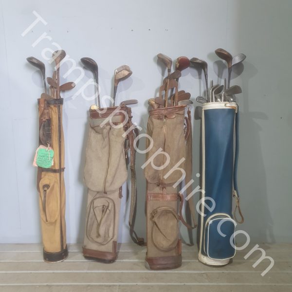 Vintage Golf Bags and Clubs