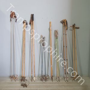 Assorted Pairs of Ski Poles