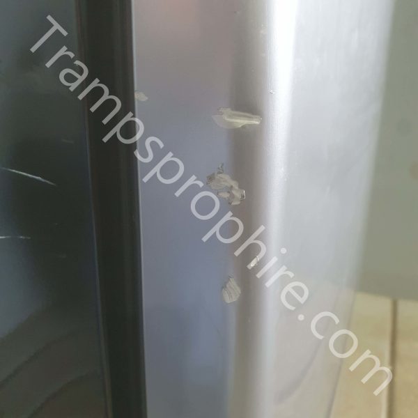 Fridge Freezer Black And Silver