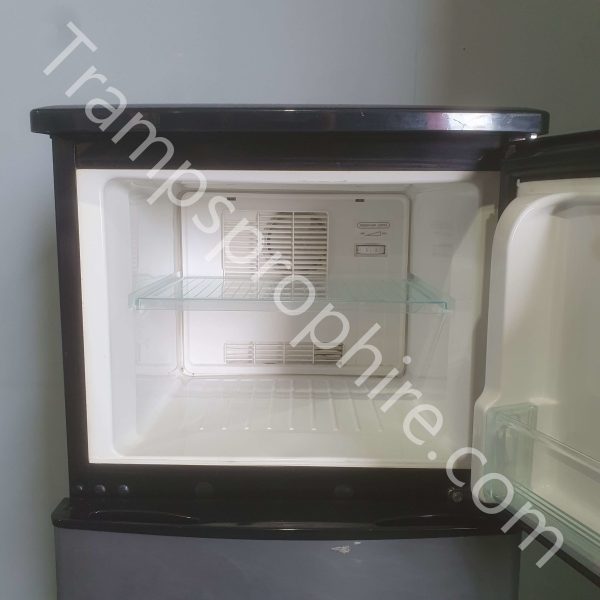 Fridge Freezer Black And Silver