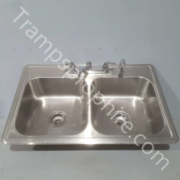 Double Kitchen Sink Stainless Steel