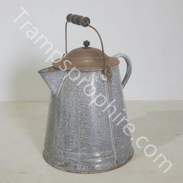 Enamel Coffee Pot Large