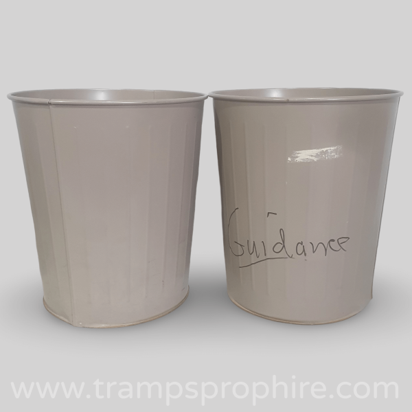 Metal Office Waste Paper Bin Small