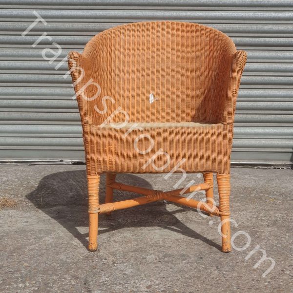 Orange Wicker Chair