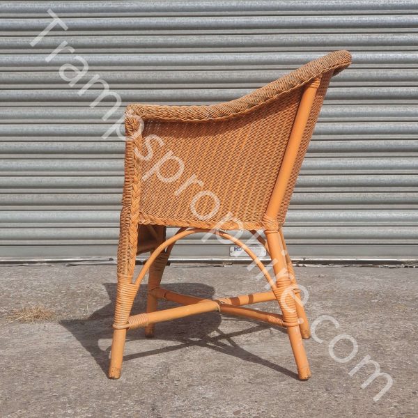 Orange Wicker Chair