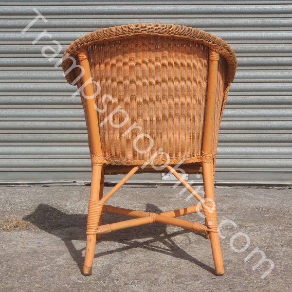 Orange Wicker Chair