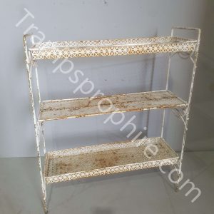 White Plant Stand