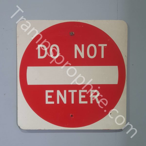 American Do Not Enter Road Sign